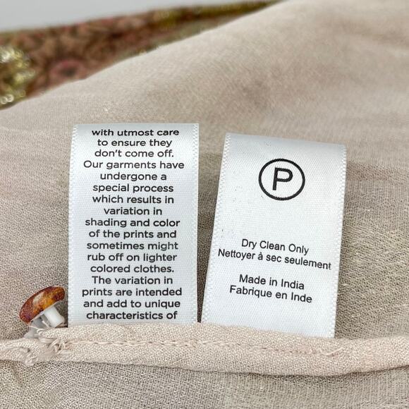 Hemant and Nandita Pink and Gold Maxi Dress - Picture 16 of 16